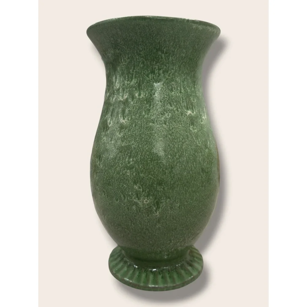 Tall Ceramic Vase Reactive Glaze Green - Threshold, Target